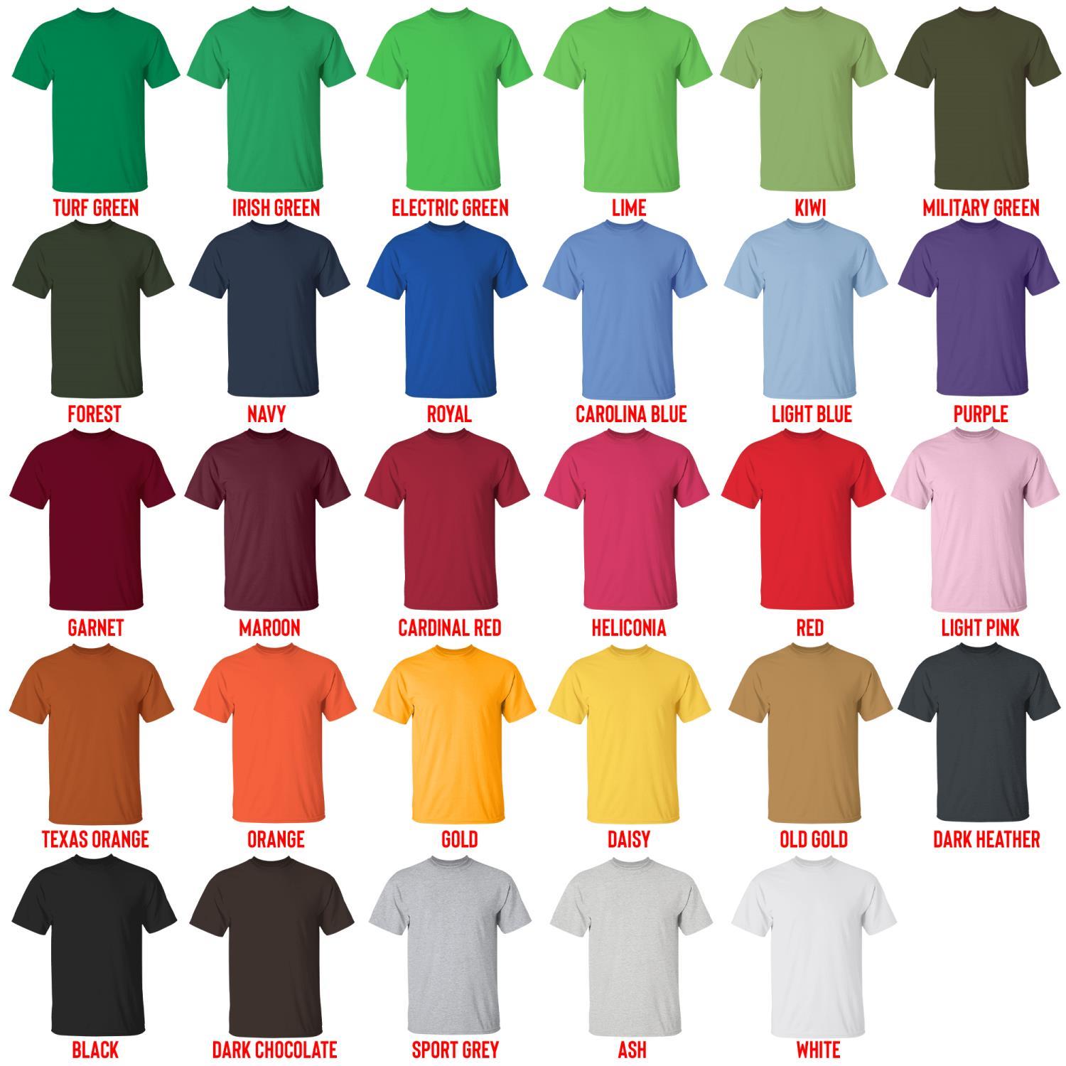 t shirt color chart - Solar Opposites Store