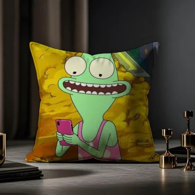 Korvo Solar Opposites Sarcastic Genius Throw Pillow