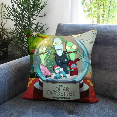 The Pupa Solar Opposites Cosmic Innocence Throw Pillow