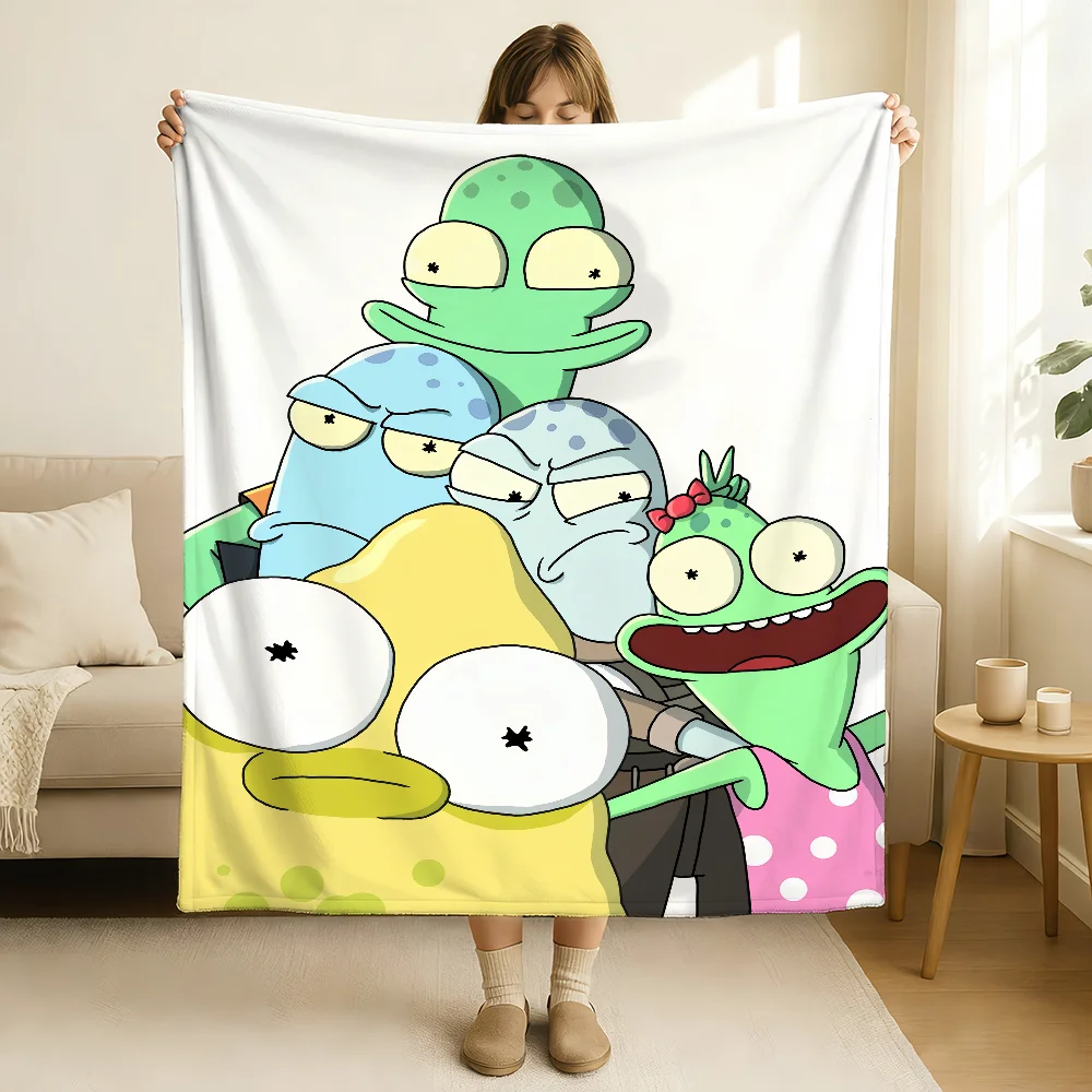 Cartoon Solar Opposites Blanket Soft
