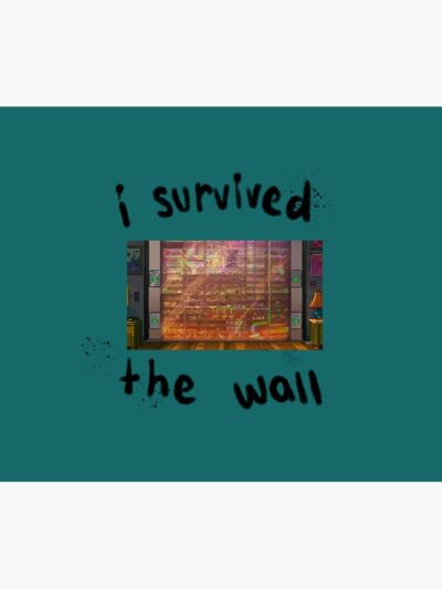 Alternative view of I Survived The Wall Tapestry