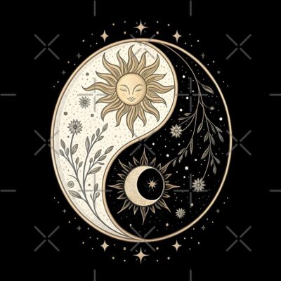 Alternative view of Solar Lunar Balance Tote Bag