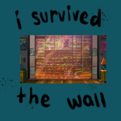 Alternative view of I Survived The Wall Tote Bag