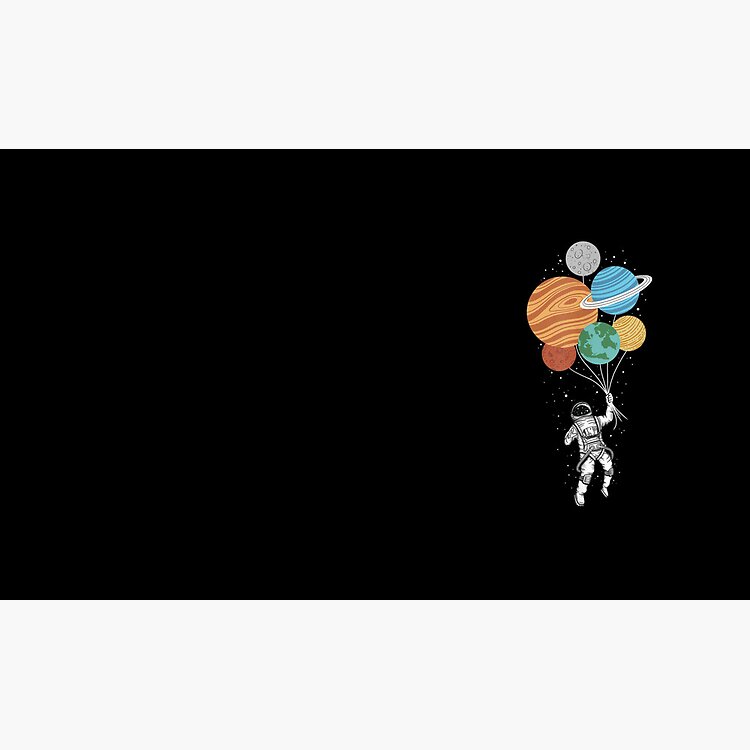 Astronaut Holding Planet Balloons Solar Mug - Image 2