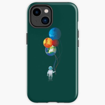 Astronaut In Space Balloon Iphone Case