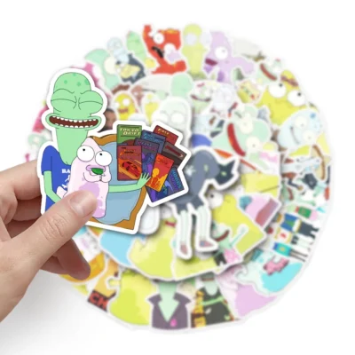 Cartoon Solar Opposites Stickers