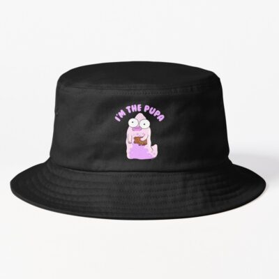I M The Pupa Portrait Funny Cartoon Bucket Hat