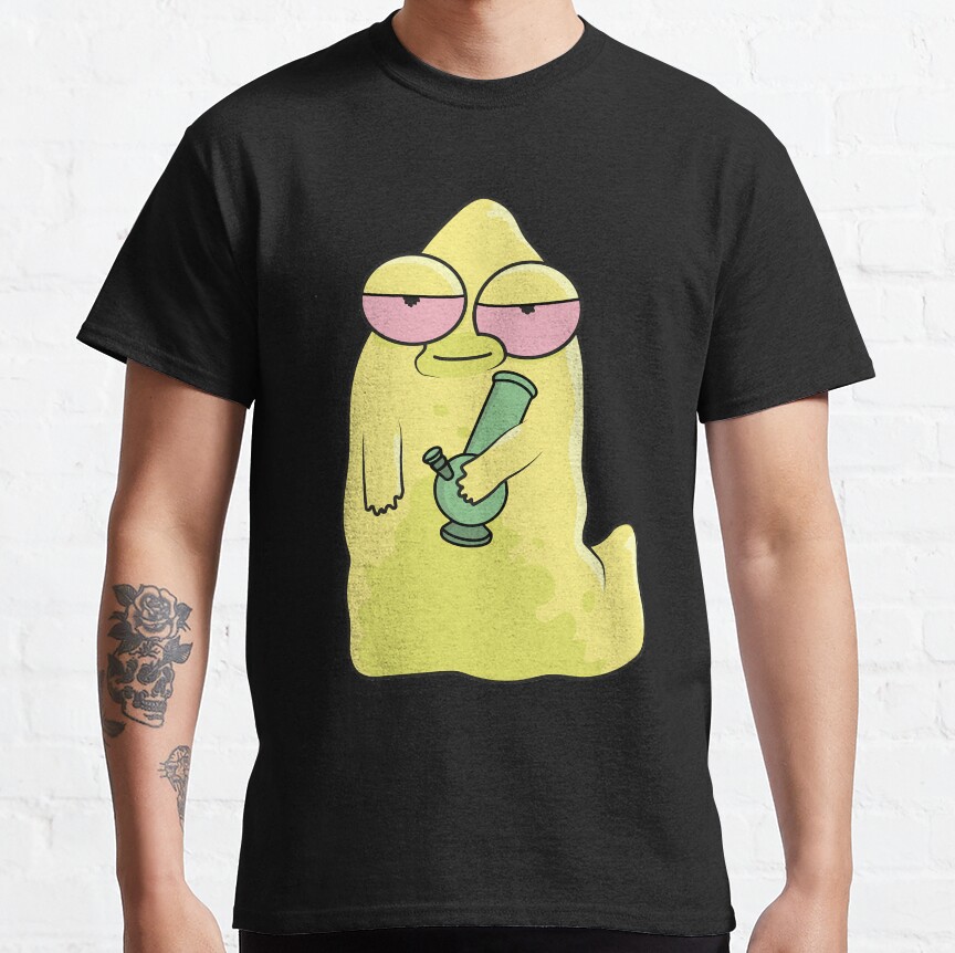 Pupa Bong Sticker T-Shirt - Image 3