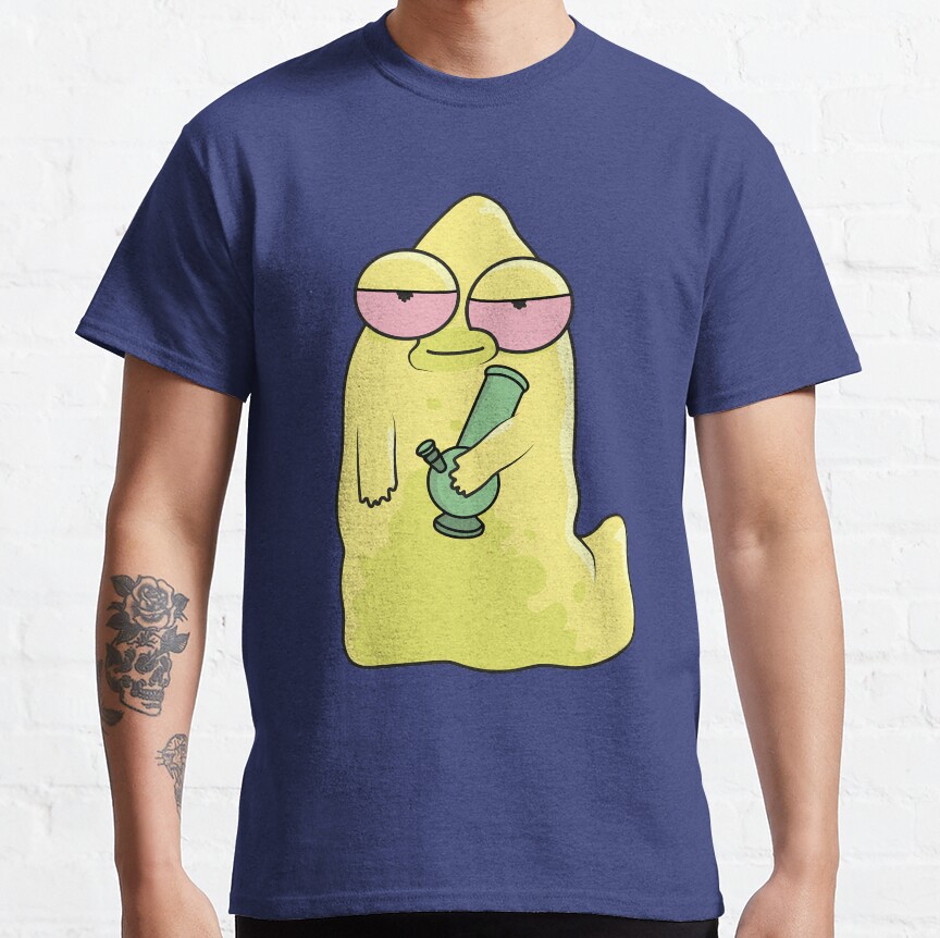 Pupa Bong Sticker T-Shirt - Image 4