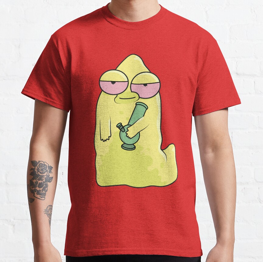 Pupa Bong Sticker T-Shirt - Image 5