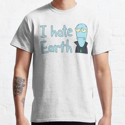 Korvo I Hate Earth T-Shirt