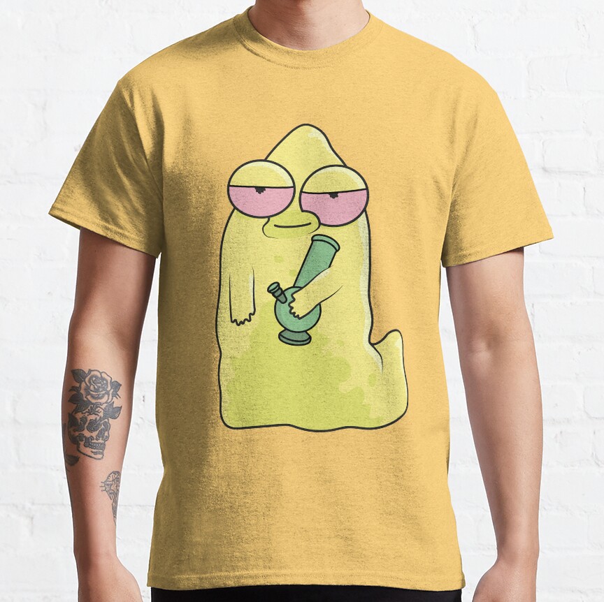Pupa Bong Sticker T-Shirt - Image 6