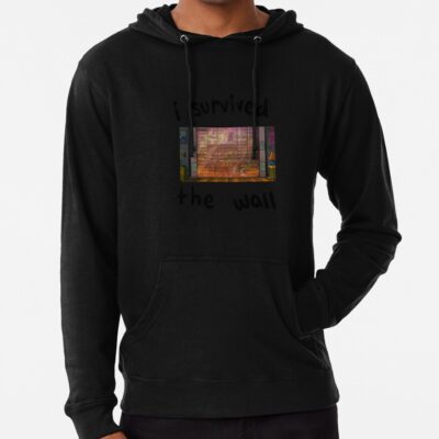 Alternative view of I Survived The Wall Hoodie