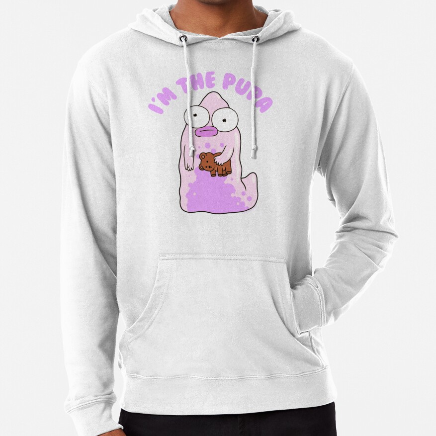 I M The Pupa Portrait Funny Cartoon Hoodie - Image 2