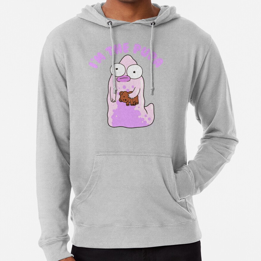 I M The Pupa Portrait Funny Cartoon Hoodie - Image 5