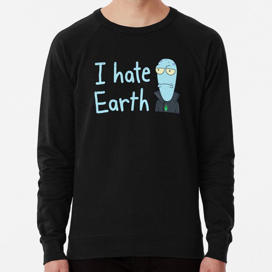 Solar Opposites Korvo I Hate Earth Sweatshirt