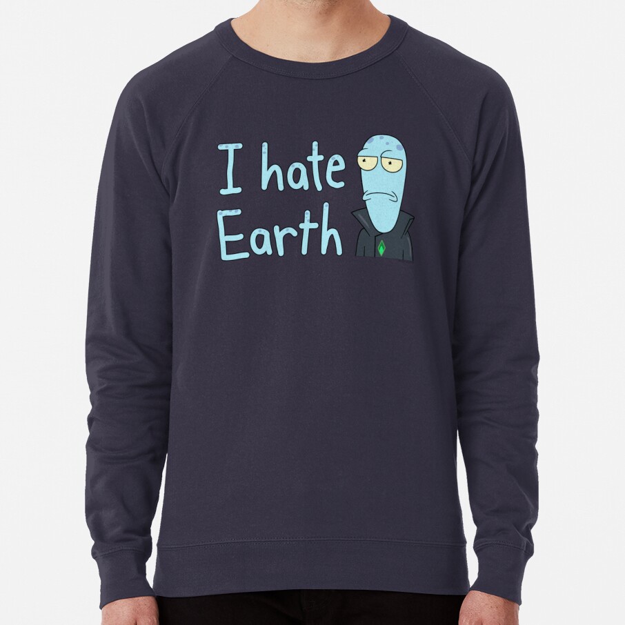 Solar Opposites Korvo I Hate Earth Sweatshirt - Image 2