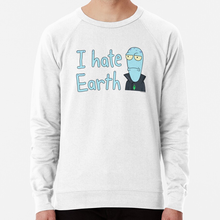 Solar Opposites Korvo I Hate Earth Sweatshirt - Image 5