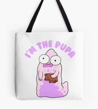 I M The Pupa Portrait Funny Cartoon Tote Bag