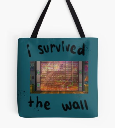 I Survived The Wall Tote Bag