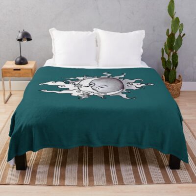 Sun Moon Throw Blanket