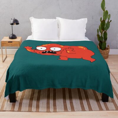 Red Goobler Throw Blanket