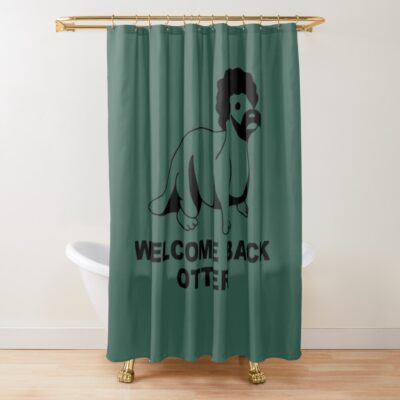 Solar Opposites Back Otter Shower Curtain