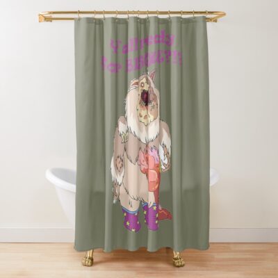Funbucket Bisque Shower Curtain