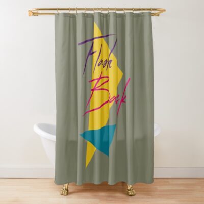 Flash Back Solar Opposites Shower Curtain