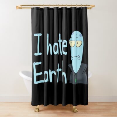 Solar Opposites Korvo Shower Curtain