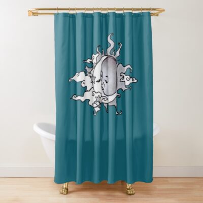 Sun Moon Shower Curtain