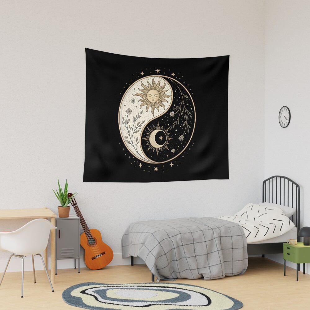 Solar Lunar Balance Tapestry