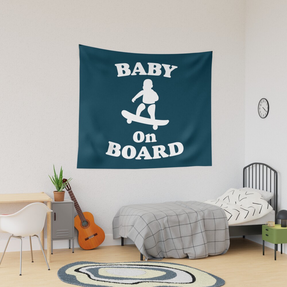 Baby On Board Solar Opposite Tapestry